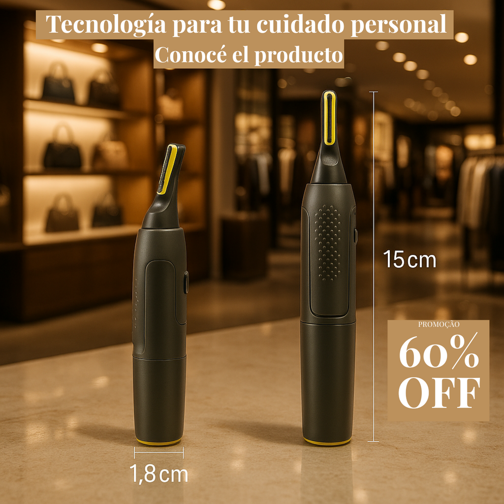 BarbaFácil 3 en 1 - Diseño ergonómico para un corte rápido y sin complicaciones.